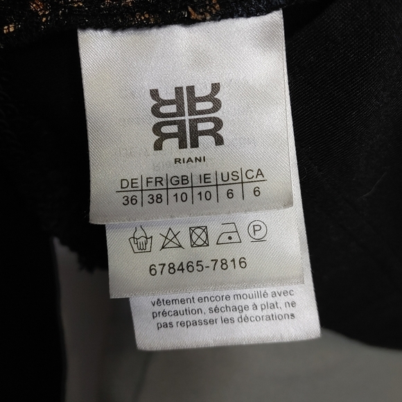 RIANI mixed print sequin cardigan size 6 - Picture 9 of 13